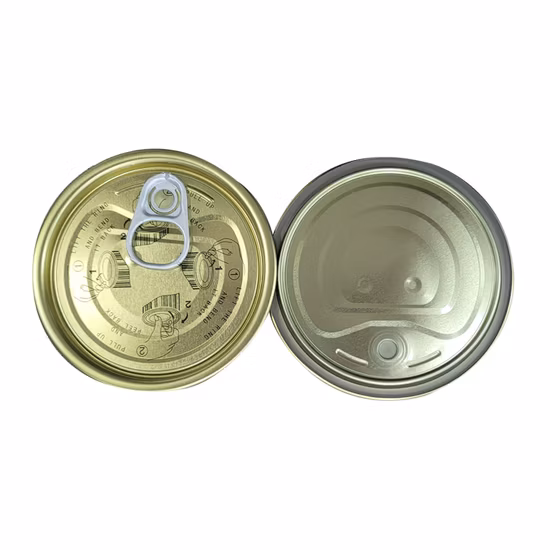 Tinplate #305 80.3mm Easy Open End Easy Open Lid Manufacturer Tinplate Eoe TFS Easy Open End