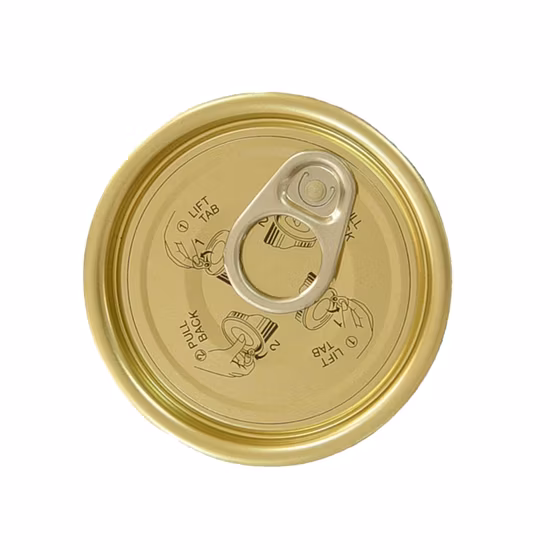 Tinplate #305 80.3mm Easy Open End Easy Open Lid Manufacturer Tinplate Eoe TFS Easy Open End