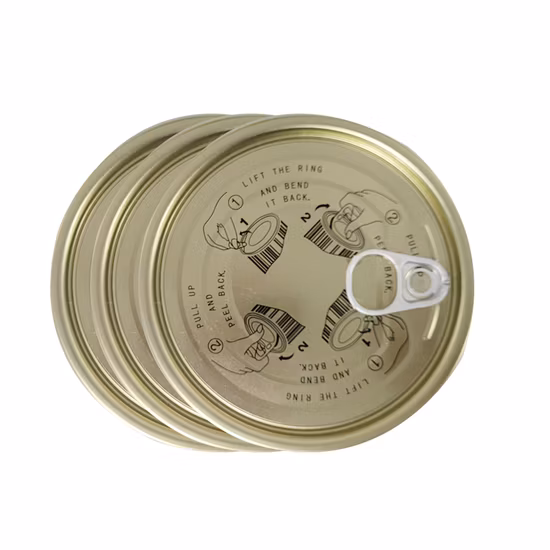 Full Aperture Easy Open End Eoe Seamed with Food Can