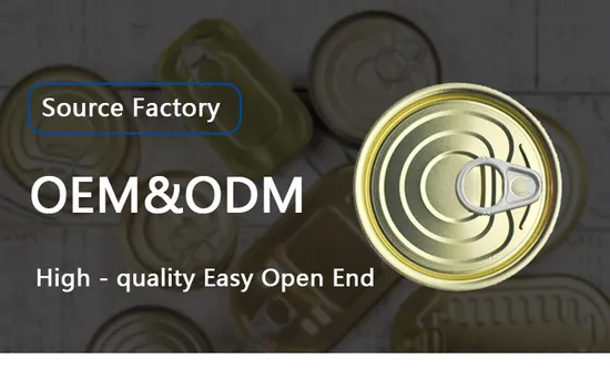 Full Aperture Easy Open End Eoe Seamed with Food Can