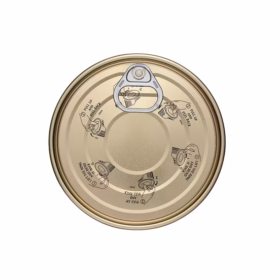 Full Aperture Easy Open End Eoe Seamed with Food Can