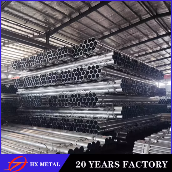 Scaffolding Pipe Load Capacity Hot DIP Galvanized Steel Pipe